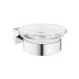 Grohe Essentials Cube Soap Dish With Holder - Chrome (40754001) - thumbnail image 1