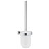 Grohe Essentials Cube Toilet Brush Set - Chrome (40513001) - thumbnail image 1