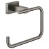 Grohe Essentials Cube Toilet Roll Holder - Brushed Hard Graphite (40507AL1) - thumbnail image 1