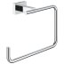 Grohe Essentials Cube Towel Ring - Chrome (40510001) - thumbnail image 1