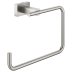 Grohe Essentials Cube Towel Ring - Supersteel (40510DC1) - thumbnail image 1
