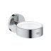 Grohe Essentials Glass/Soap Dish Holder - Chrome (40369001) - thumbnail image 1