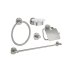 Grohe Essentials Master Bathroom Accessories Set 5-in-1 - Supersteel (40344DC1) - thumbnail image 1