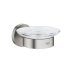 Grohe Essentials Soap Dish With Holder - Supersteel (40444DC1) - thumbnail image 1