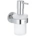 Grohe Essentials Soap Dispenser With Holder - Chrome (40448001) - thumbnail image 1
