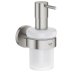 Grohe Essentials Soap Dispenser with Holder - Supersteel (40448DC1) - thumbnail image 1