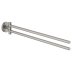 Grohe Essentials Towel Bar - Pivotable - Supersteel (40371DC1) - thumbnail image 1