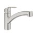 Grohe Eurosmart Single Lever Sink Mixer - Supersteel (30305DC0) - thumbnail image 1