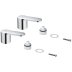 Grohe Eurostyle Cosmopolitan Tap Handles - Pair - Chrome (48309000) - thumbnail image 1