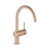 Grohe Minta Single Lever Sink Mixer - Brushed Warm Sunset (32917DL0) - thumbnail image 1