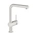 Grohe Minta Single Lever Sink Mixer - Supersteel (32168DC0) - thumbnail image 1