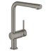 Grohe Minta Single Lever Sink Mixer Tap - Brushed Hard Graphite (30274AL0) - thumbnail image 1