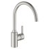 Grohe Quickfix Feel Single Lever Sink Mixer Tap - Supersteel (32670DC2) - thumbnail image 1