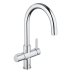 Grohe Red Duo Single Lever 1/2" Sink Mixer - Chrome (30033000) - thumbnail image 1