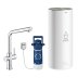 Grohe Red Duo Kitchen Tap and Large Size Boiler - L-Spout - Chrome (30340001) - thumbnail image 1