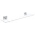 Grohe Start Cube Glass Shelf 530mm - Chrome (41109000) - thumbnail image 1