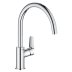 Grohe Quickfix Start Edge Single Lever Sink Mixer Tap - Chrome (30529001) - thumbnail image 1