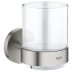Grohe Start Glass With Holder - Supersteel (41194DC0) - thumbnail image 1