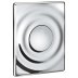 Grohe Surf Single Flush Plate - Chrome (38574000) - thumbnail image 1