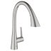 Grohe Zedra Single Lever Sink Mixer Tap - Supersteel (32294DC2) - thumbnail image 1