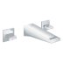 Grohe Allure Brilliant 161mm 3-hole wall mounted basin mixer tap - chrome (20346000) - thumbnail image 1