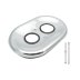 Grohe Automatic 2000 wall plate - chrome (47188000) - thumbnail image 1