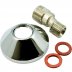 Grohe inlet connector/S-union (Single) - Chrome (12075000) - thumbnail image 1