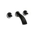 Grohe Ondus 3-hole wall mounted basin mixer tap - velvet black (20152KS0) - thumbnail image 1