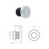 Grohe round single air push button - chrome (38819000) - thumbnail image 1