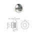 Grohe single push button - stainless steel (38497SD0) - thumbnail image 1