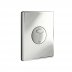 Grohe Skate dual flush single hose WC wall plate - chrome (38862000) - thumbnail image 1