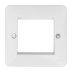 Hager Euro Style Accommodation Plate 2 Module (WMP2EU) - thumbnail image 1