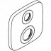 Hansgrohe Ecostat escutcheon - square - chrome (92279000) - thumbnail image 1