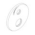 Hansgrohe escutcheon - chrome (95804000) - thumbnail image 1