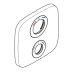 hansgrohe Escutcheon For Exchanged Connections - 155mm (92564000) - thumbnail image 1