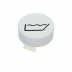 Hansgrohe push button bath symbol - large - satin chrome (93577880) - thumbnail image 1