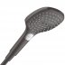 hansgrohe Raindance Select E 120 3 Spray Shower Head - Brushed Black Chrome (26520340) - thumbnail image 1