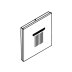 hansgrohe RainSelect Overhead Shower Symbol - Large  - Chrome (93107000) - thumbnail image 1