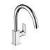 hansgrohe Vernis Shape M35 Single Lever Kitchen Mixer 210 with Swivel Spout - Chrome (71871000) - thumbnail image 1