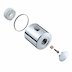 Hansgrohe Ecostat 1001 temperature control handle - chrome (96217000) - thumbnail image 1