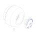 Heritage Ryde control knob - chrome (SK1200-H1CP) - thumbnail image 1