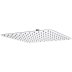 Hudson Reed 400mm Square Stainless Steel Fixed Shower Head - Chrome (HEAD45) - thumbnail image 1