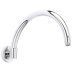 Hudson Reed Curved Wall Mounted Shower Arm - Chrome (ARM06) - thumbnail image 1