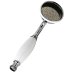Hudson Reed Large Traditional Shower Head - White/Chrome (A3150G) - thumbnail image 1