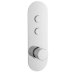 Hudson Reed Round Two Oultet Push-Button Thermostatic Shower Valve Only - Chrome (CPB1311) - thumbnail image 1