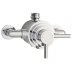 Hudson Reed Tec Dual Handle Exposed Thermostatic Shower Valve Only - Chrome (JTY026) - thumbnail image 1
