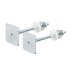 Ideal Standard Basin Fixing Set For Panels Or Block Walls (E006267) - thumbnail image 1