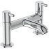 Ideal Standard Ceraline two taphole dual control bath filler (BC188AA) - thumbnail image 1