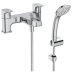 Ideal Standard Ceraplan dual control bath shower mixer with shower set (BD265AA) - thumbnail image 1