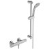 Ideal Standard  Ceratherm T25 exposed thermostatic shower mixer pack with idealrain S3 3 function ø (A7205AA) - thumbnail image 1